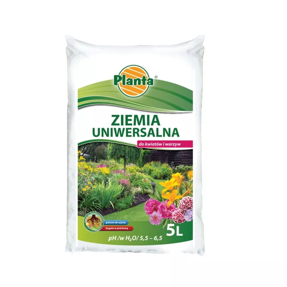 Ziemia uniwersalna do kwiatów i warzyw 5 l Planta