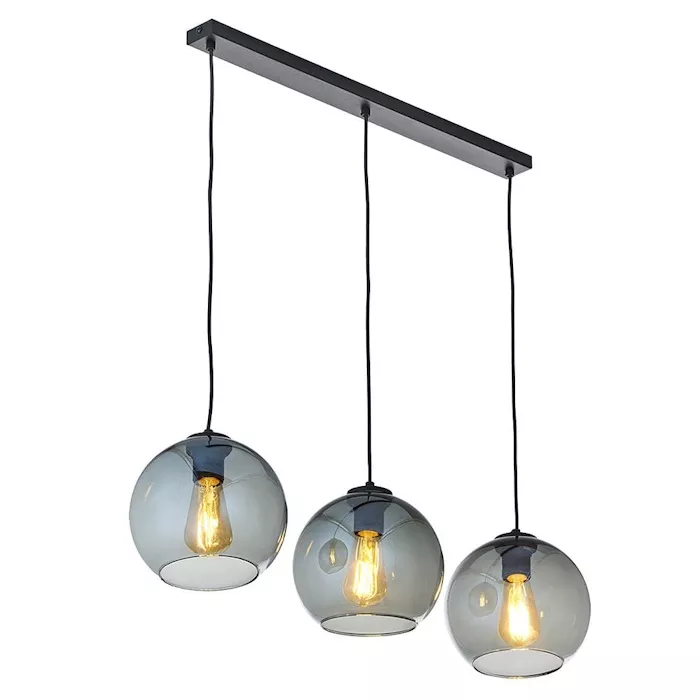 Lampa wisząca Cubus grafit 3pł