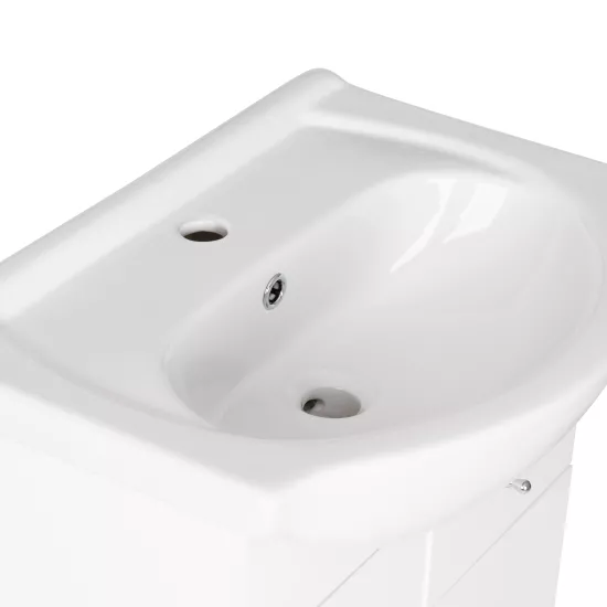 Szafka z umywalką Formica 50 cm z frontem lakierowanym