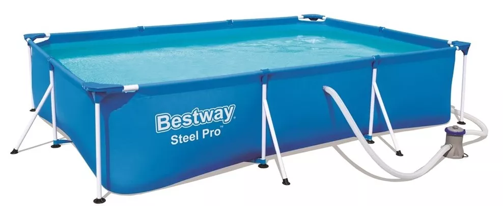Basen stelażowy 56411 Steel Pro 300x201x66 cm BESTWAY