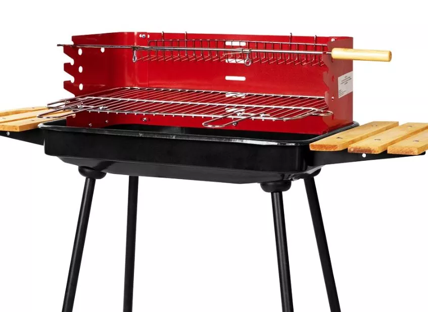 Grill prostokątny na kołach - Dr Grill 11787