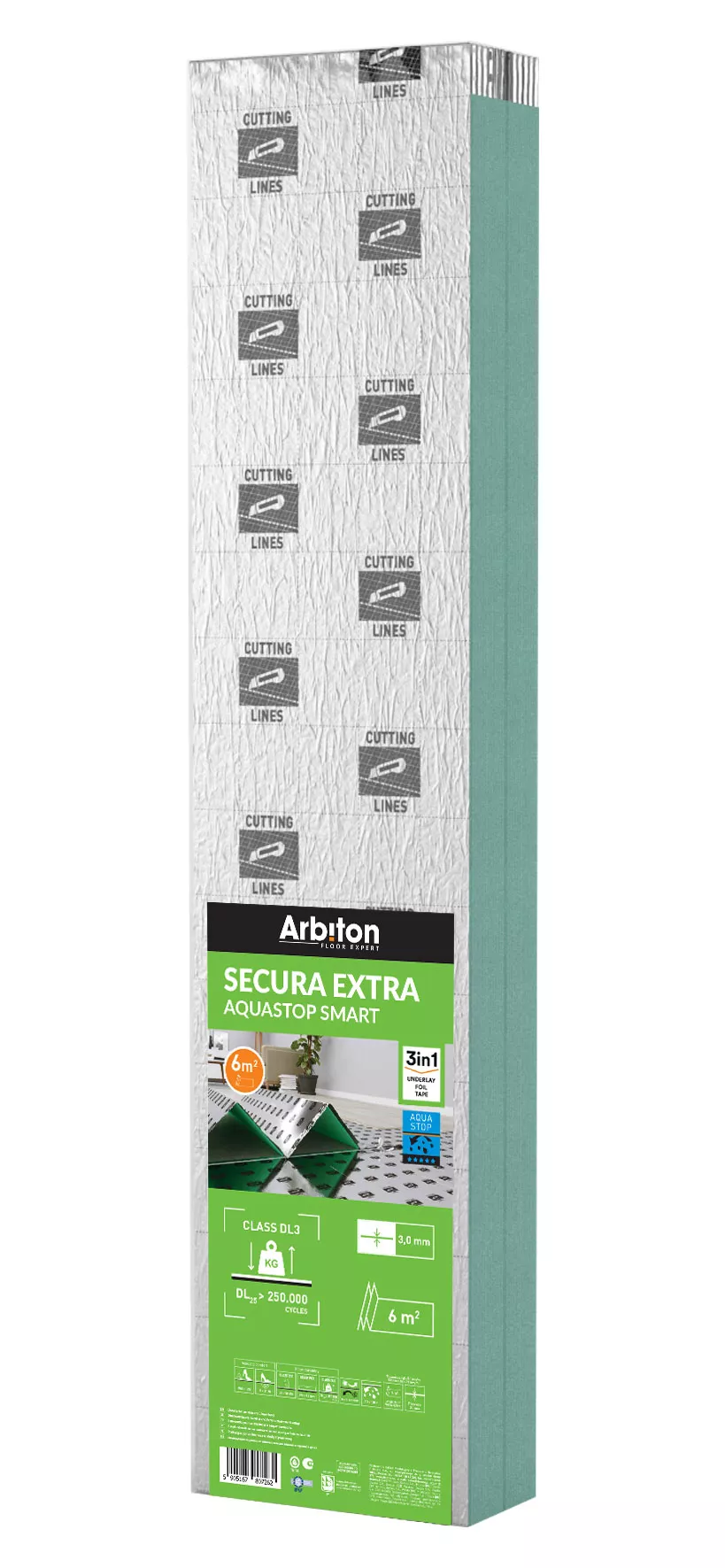 Podkład Secura Extra Aquastop Smart 3 mm