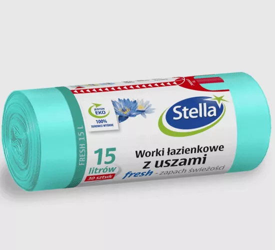 Worki na śmieci z uszami 15 l