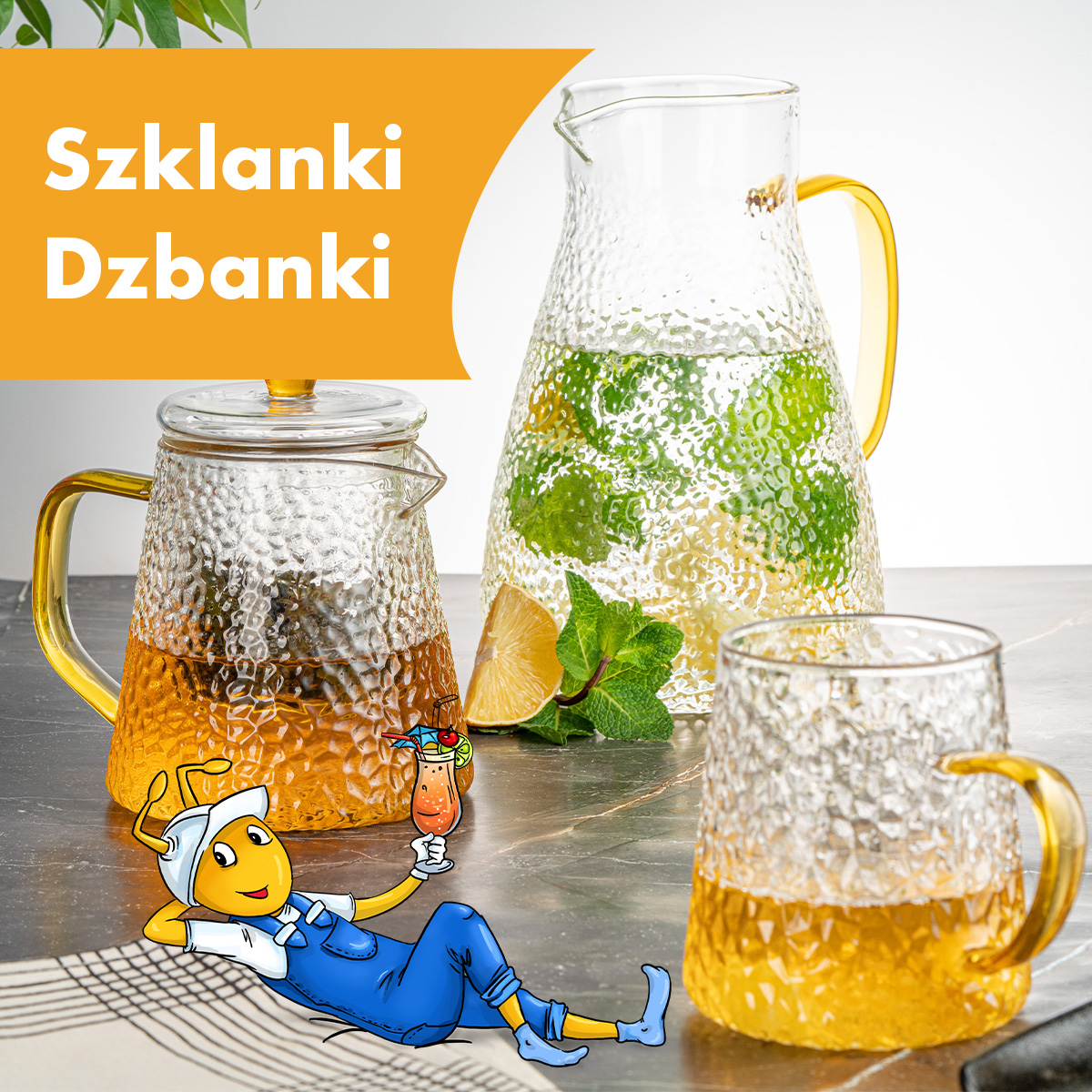 Szklanki i dzbanki