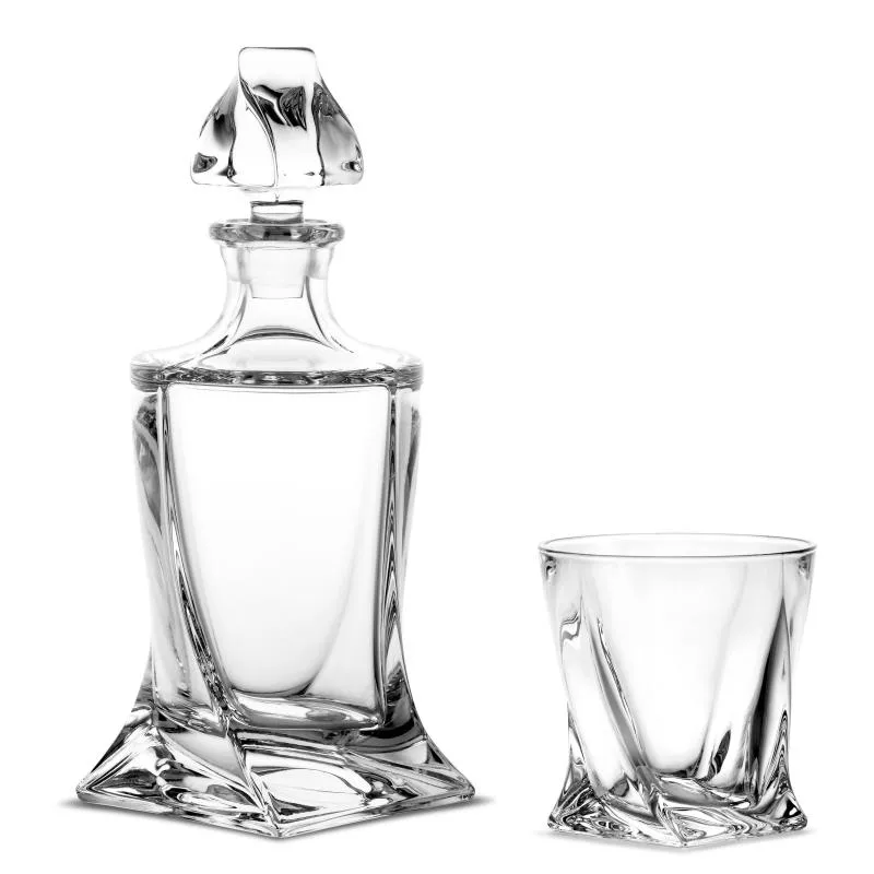 Zestaw do whisky 1+6  Bohemia Prestige Quadro 