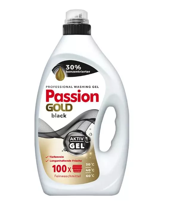 Żel do prania tkanin czarnych Professional 4 L PASSION GOLD