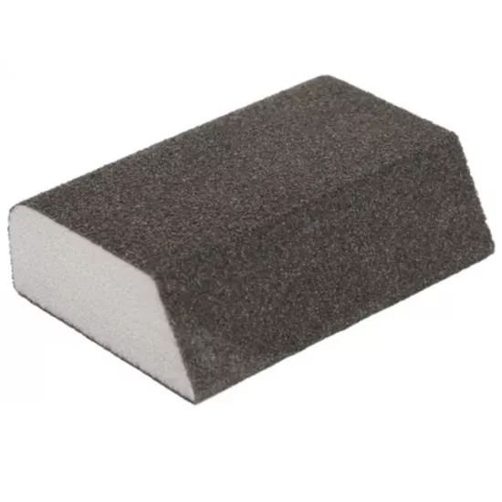 Gąbka ścierna 10 x 6,8 x 2,6 cm profilowana gr. 120