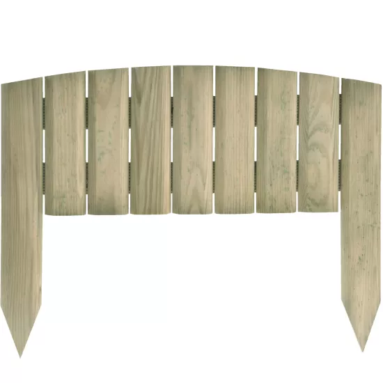 Płotek trawnikowy Fiołek z łukiem 40 x 15/30 cm