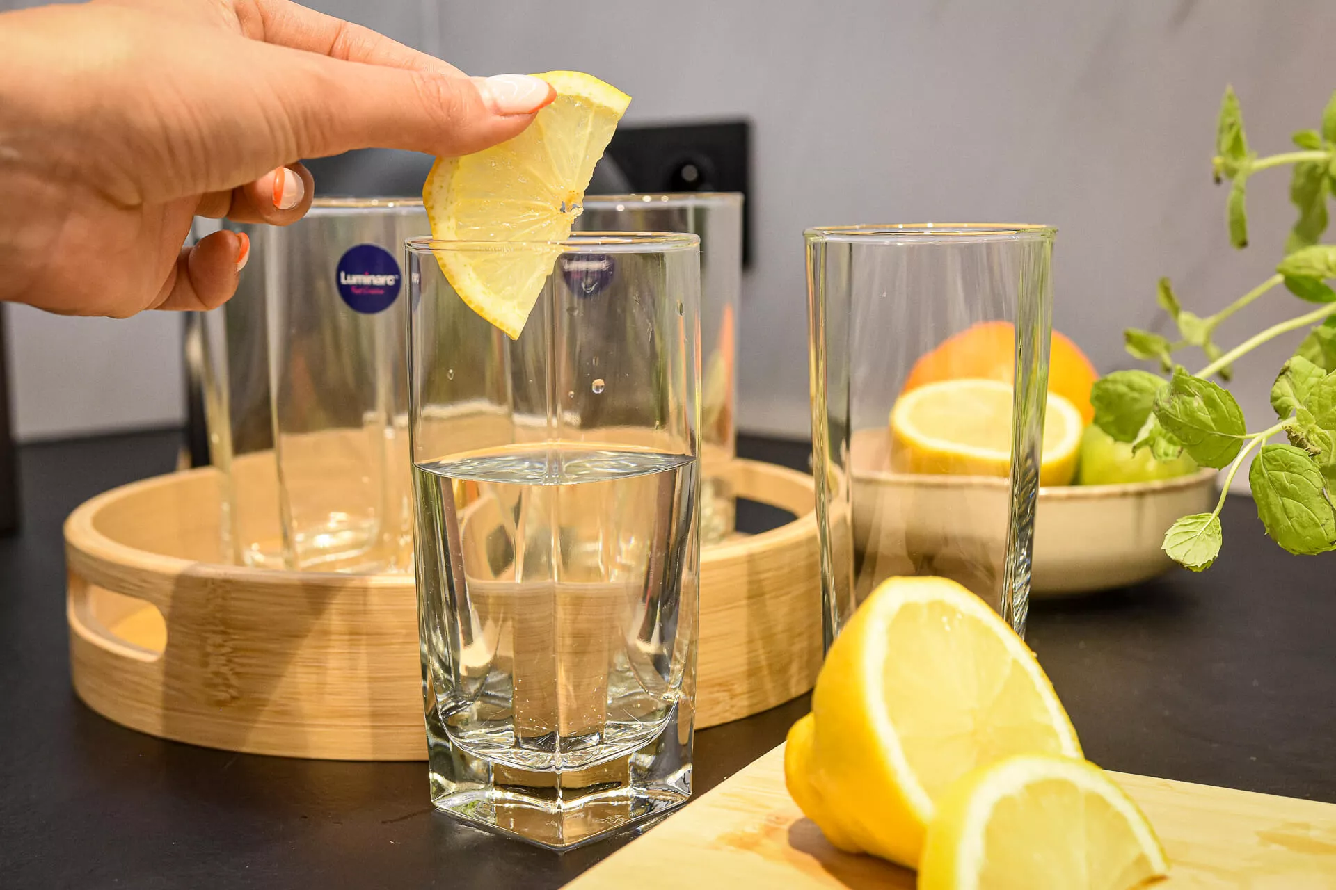 Szklanki wysokie do wody soku Luminarc Sterling 330 ml 6szt. 