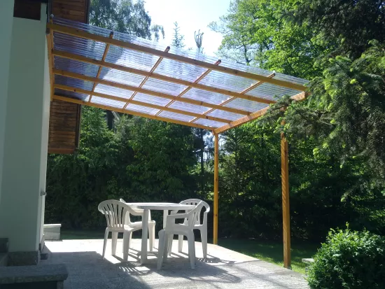Płyta PVC 90x200/0.8 trapez brąz 70/18/8/SLX