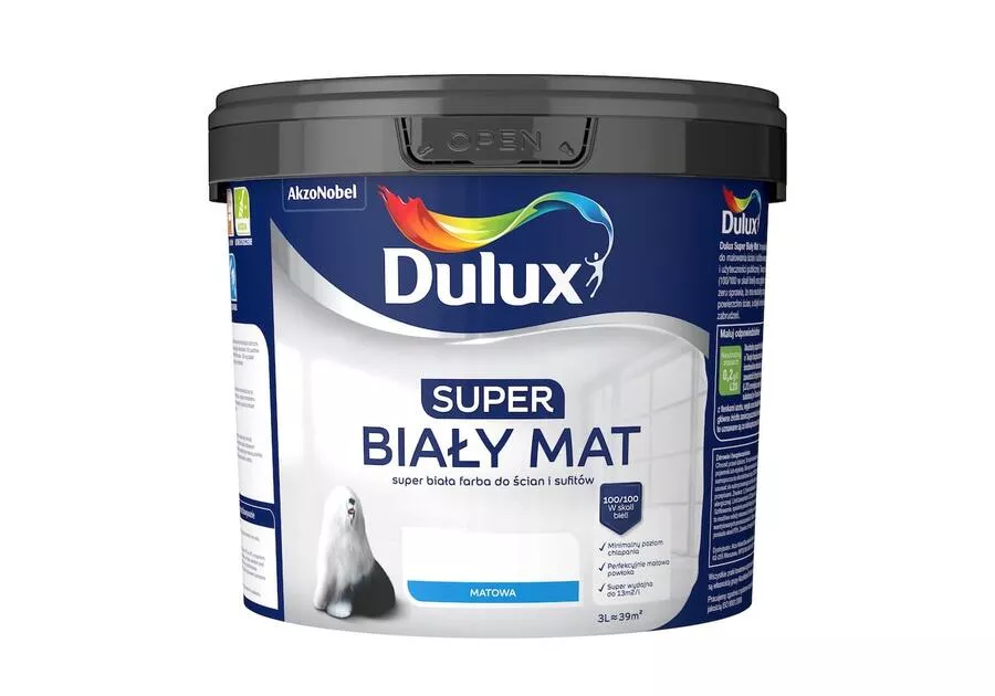 Dulux Super Biały Mat 3L