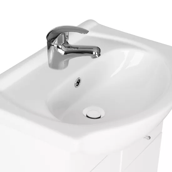 Szafka z umywalką Formica 50 cm z frontem lakierowanym