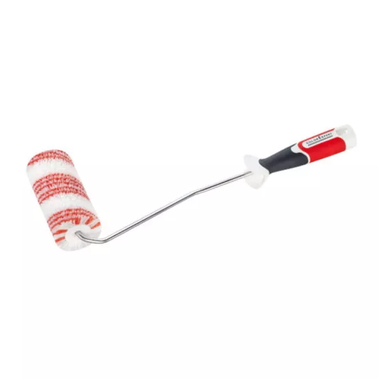 Wałek malarski WallStar 12 cm C30 z rączką czerwony pasek