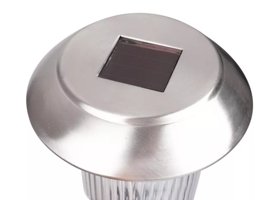   Lampka solarna stal nierdzewna