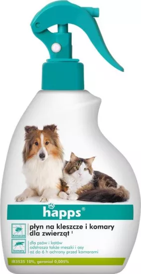 Płyn na kleszcze i komary dla zwierząt 200ml