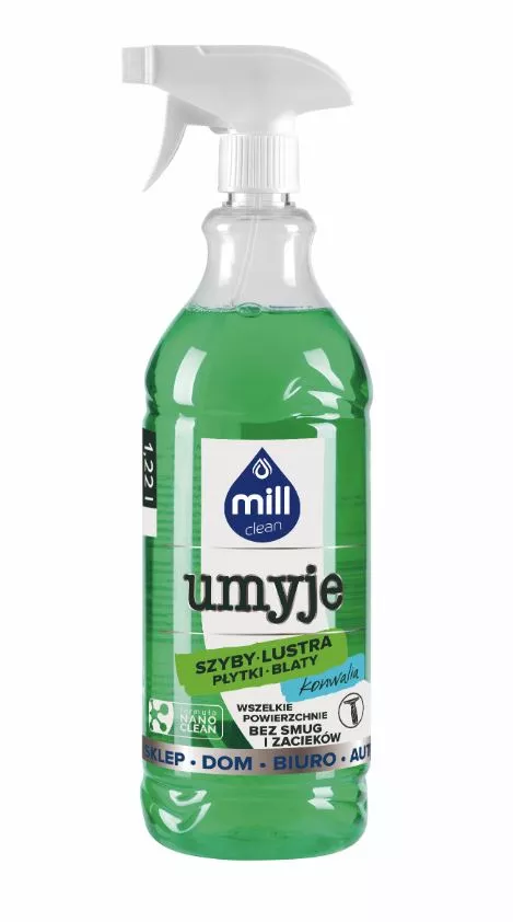 MILL Clean Umyje - Płyn do szyb konwalia 1,22 l
