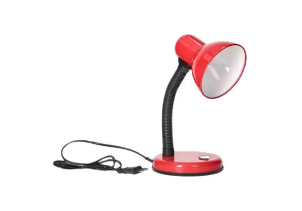 Lampka biurkowa Fupi 40W czerwona