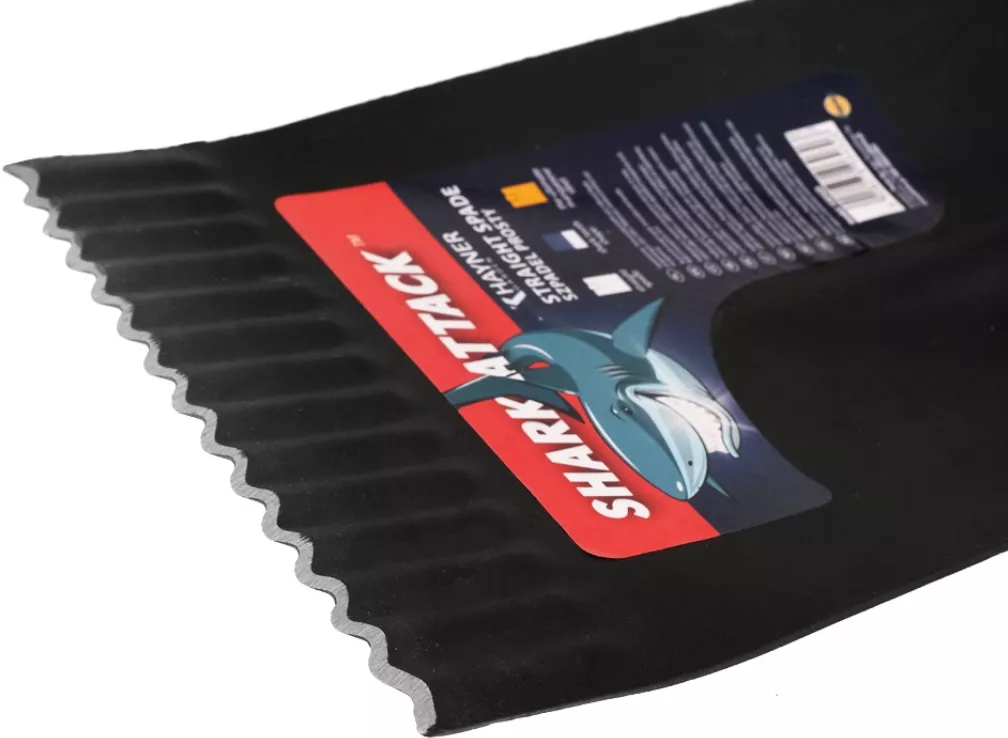 Szpadel Shark Attack prosty z trzonkiem z włókna szklanego z uchwytem Khayner