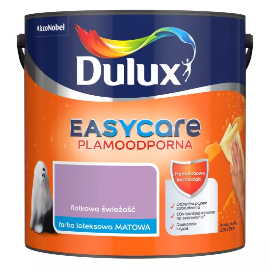 Farba Dulux EasyCare Plamoodporna 2,5 l fiołkowa świeżość