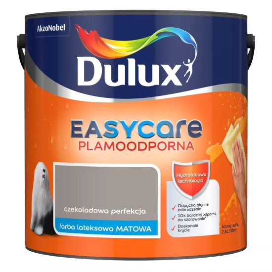 Farba Dulux EasyCare Plamoodporna 2,5 l czekoladowa perfekcja