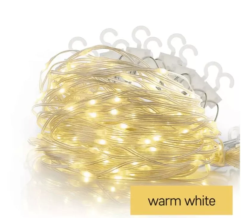 Kurtyna - 180 LED 2.9x1.5m ciepła biel 8 programów