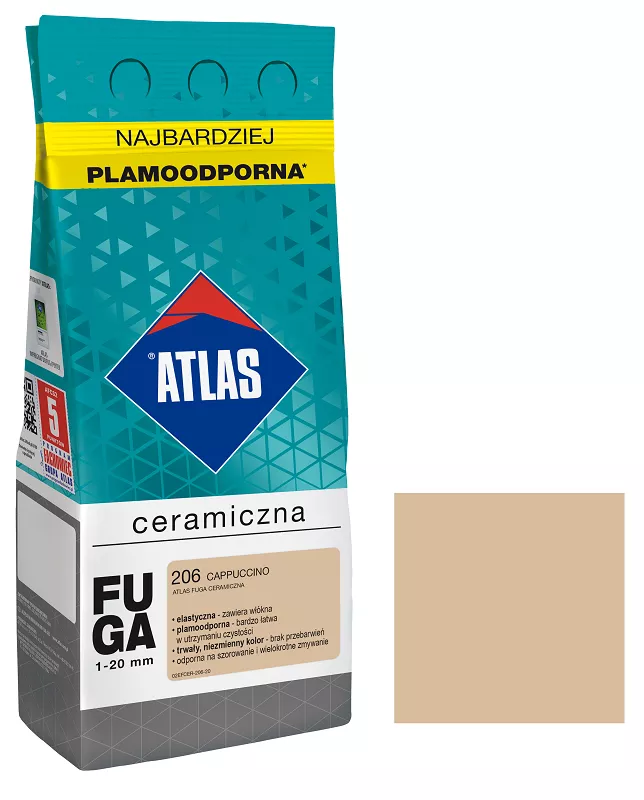 Atlas fuga ceramiczna kolor cappuccino 2kg