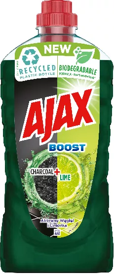 Płyn uniwersalny Ajax 1 l Węgiel aktywny + Limonka