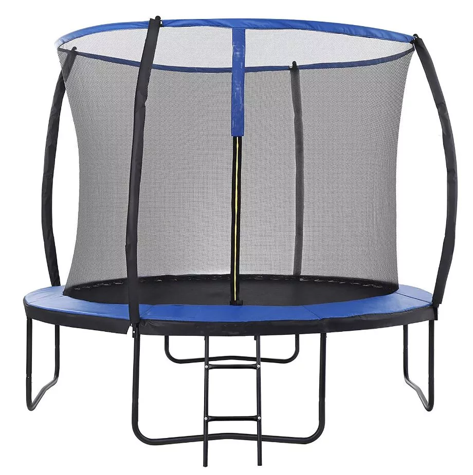 Trampolina 12FT 366 cm z siatką zabezpieczającą i drabinką