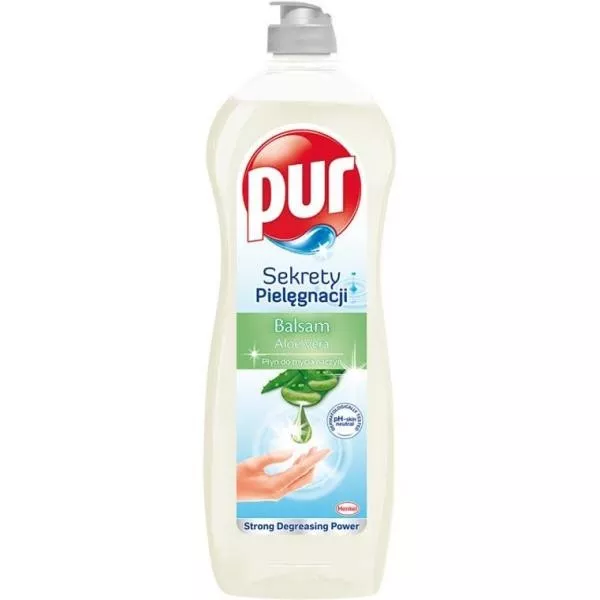 Płyn do mycia naczyń PUR Sekrety Pielęgnacji ALOES 750 ml