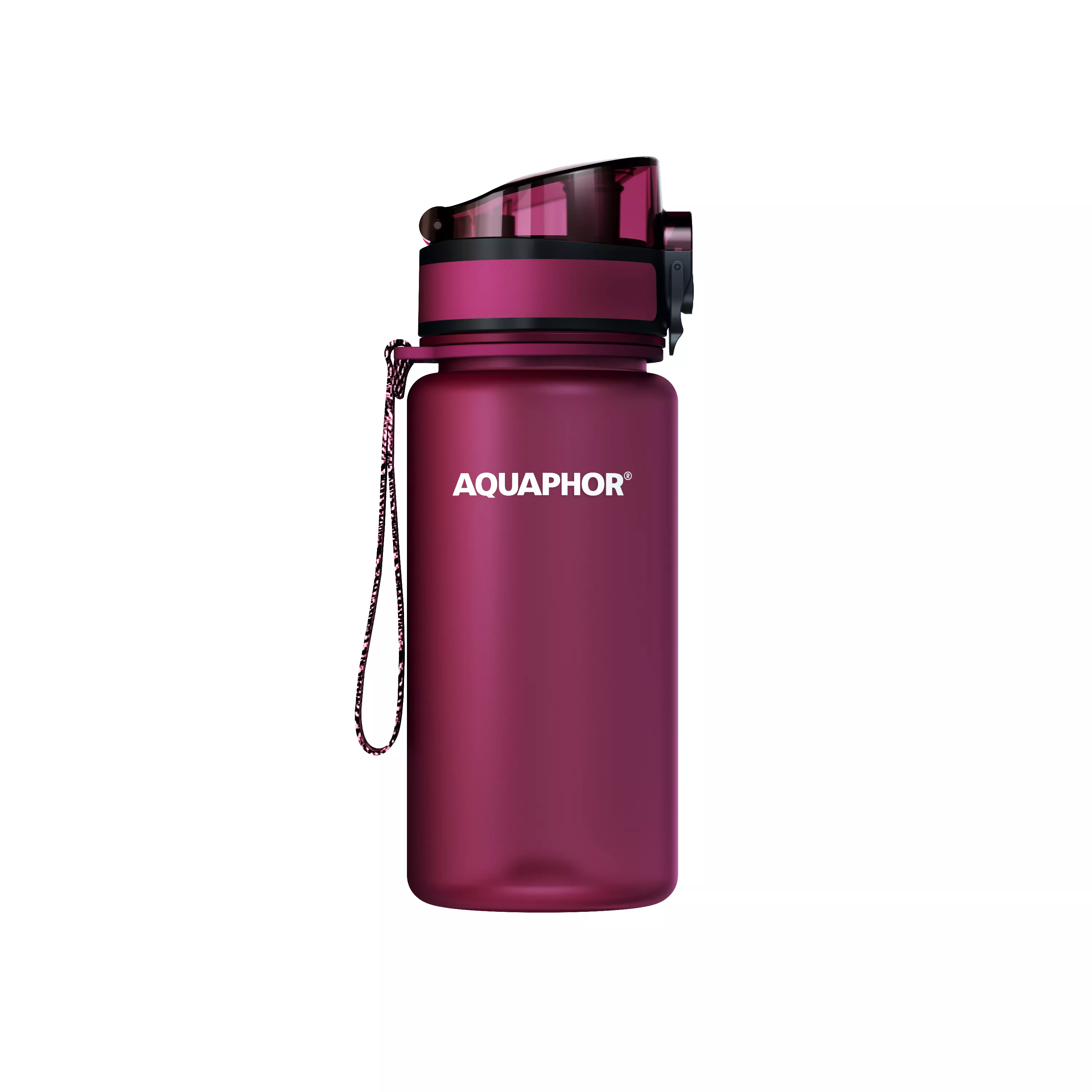 Butelka filtrująca Aquaphor City 0,35 l bordowa