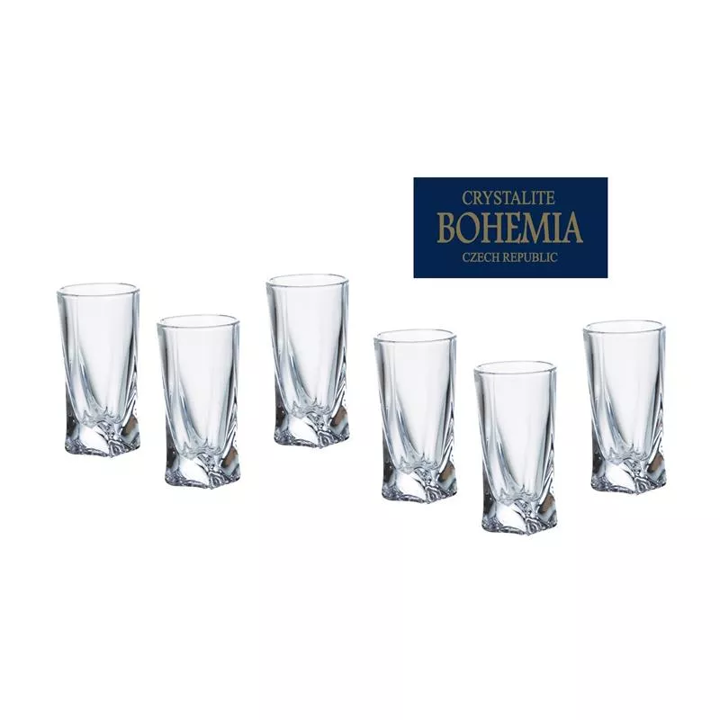 Kieliszki do likieru Bohemia Quadro 50 ml