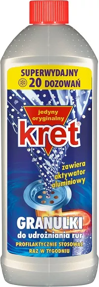 KRET granulki do udrożniania rur 800 g