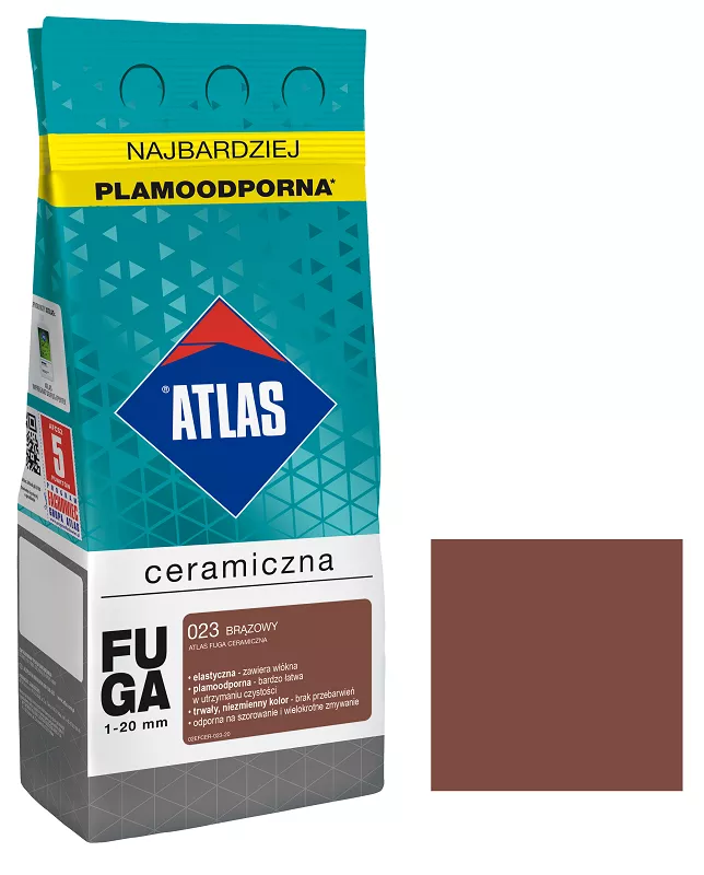 Atlas fuga ceramiczna kolor brąz 2 kg