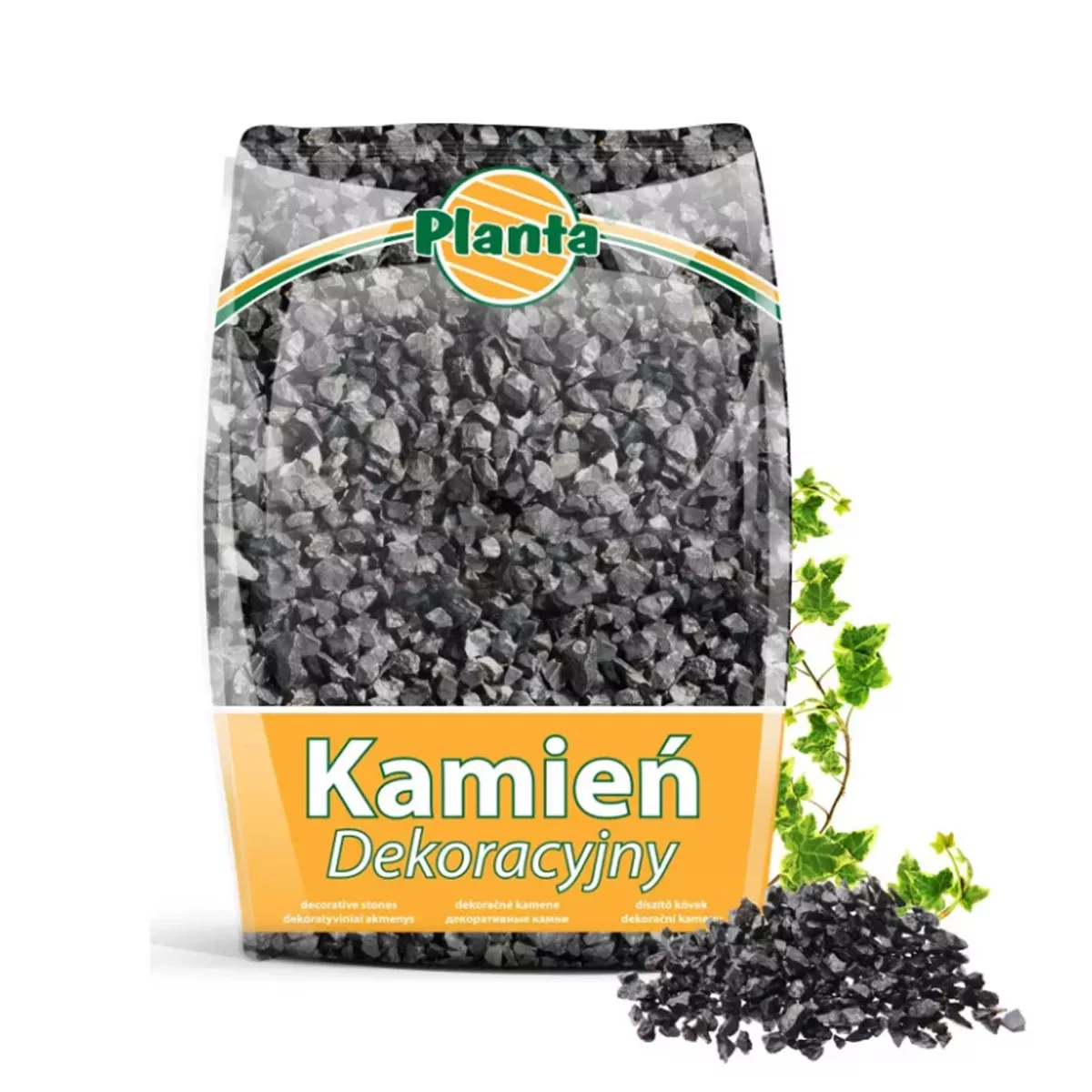 Kamień grys Nero Ebano 12-16 mm 20 kg Planta