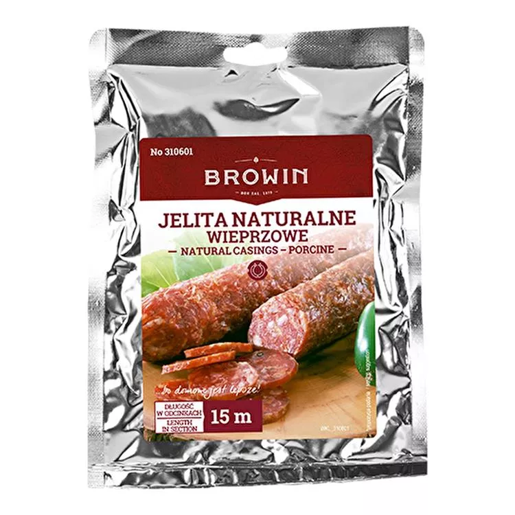 Jelita wieprz.naturalne- kalibracja 28/30mm - 15m --