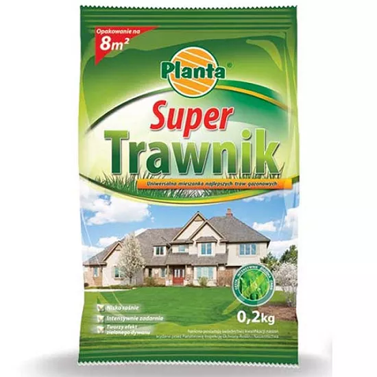 Mieszanka traw Super Trawnik 0,2 kg