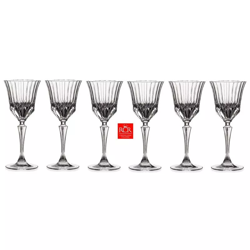 Kieliszki kryształowe do wina, wody RCR Adagio 280 ml