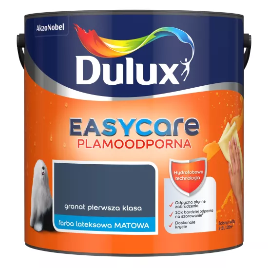 Farba Dulux EasyCare Plamoodporna 2,5 l granat pierwsza klasa