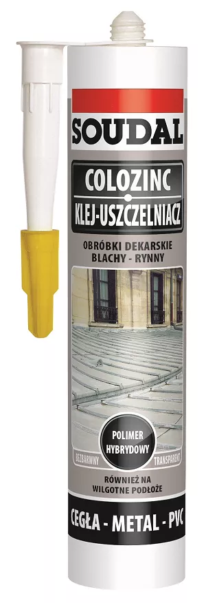Klej uszczelniacz do blach Colozinc bezbarwny 290 ml