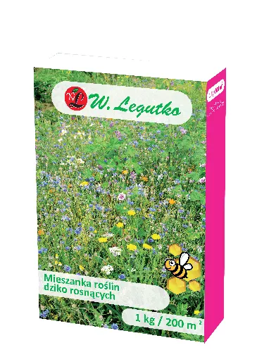 Mieszanka nasion roślin jedno- i wieloletnich 1000g dziko rosnących