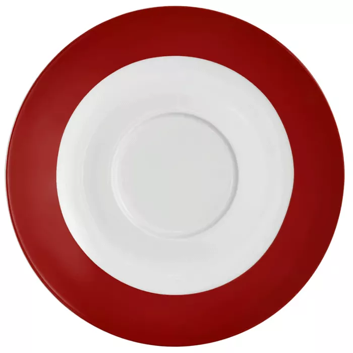 Komplet kawowy Aura Red 12 elemetnóww