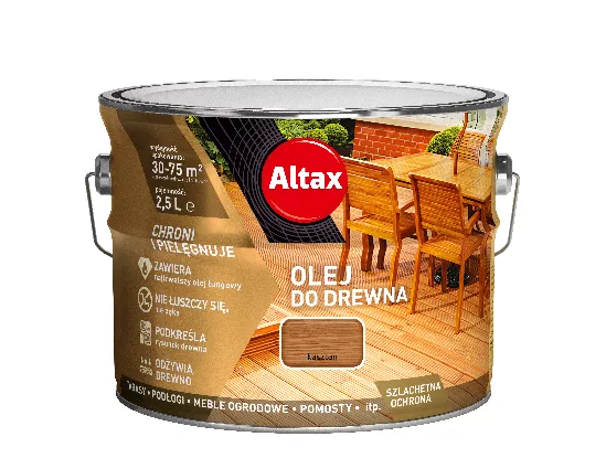 Olej do drewna 2,5 l ksztan Altax
