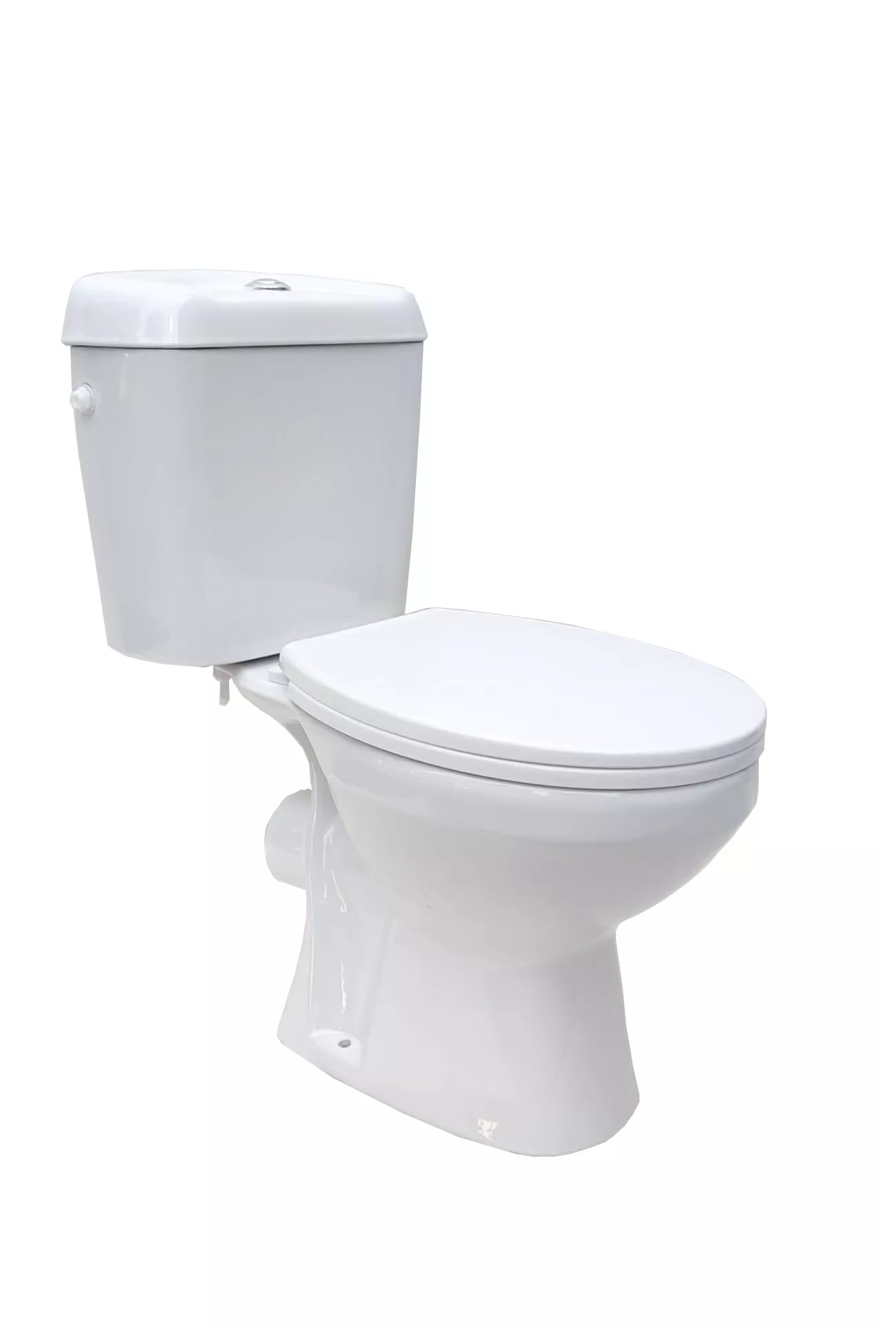 Kompakt WC z odpływem poziomym, z deską sedesową Maestro 