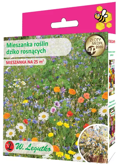 Mieszanka nasion roślin jedno-i wieloletnich 125 g dziko rosnących