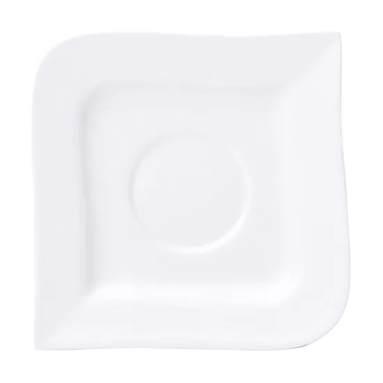 Spodek Fala 14 cm biały