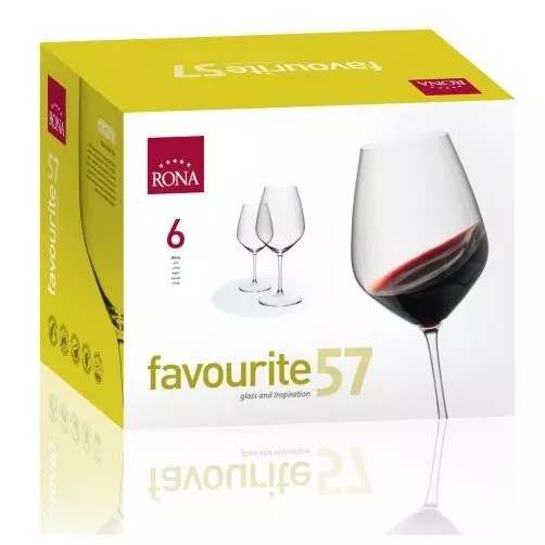 Rona Favourite kieliszek 570ml do wina 6 sztuk