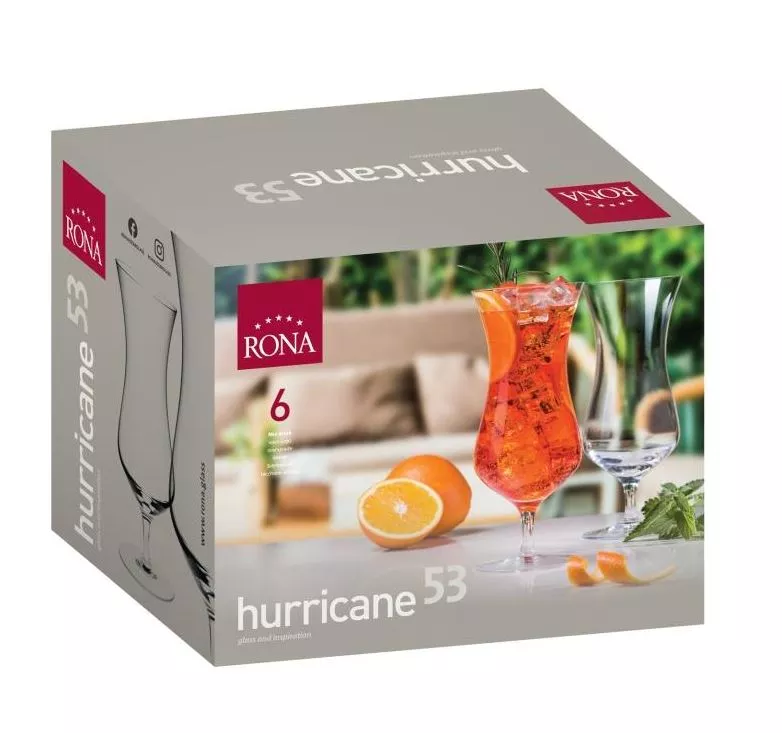 Szklanki do koktajli Rona Universal Hurricane 530 ml