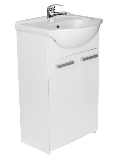 Szafka z umywalką Formica 50 cm z frontem lakierowanym