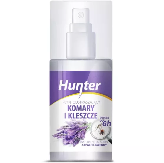 Hunter Płyn odstraszający komary i kleszcze zapach lawenda 50 ml