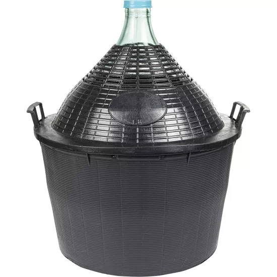 Balon do wina 25L w koszu plast. Premium